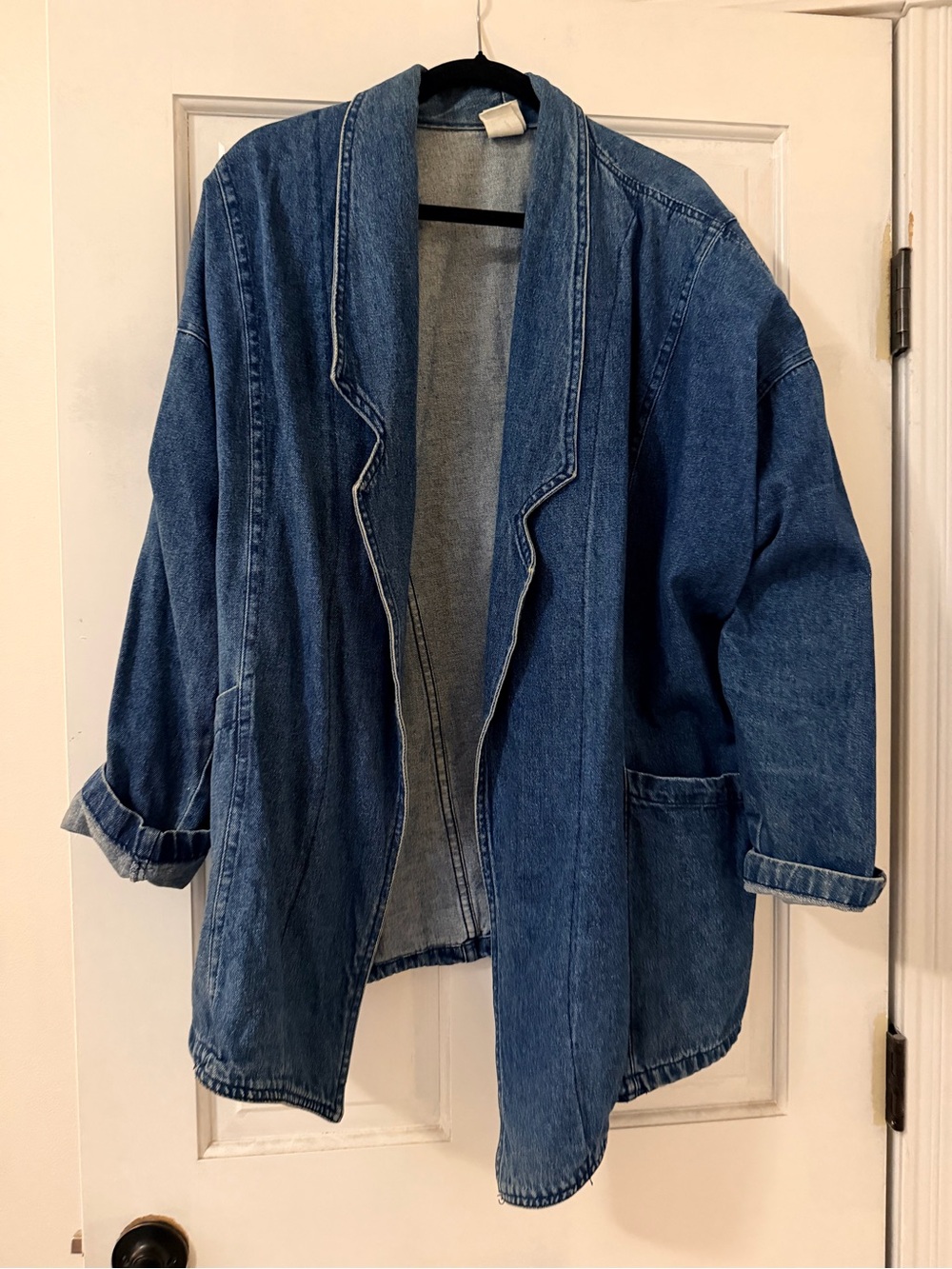 L. A. 405 Vintage Denim Open-Front Jacket